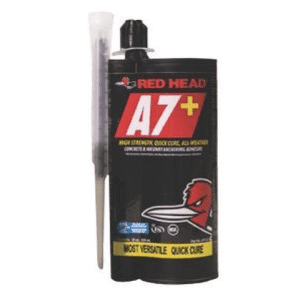 Redhead A7+ Quick Curing Hybrid Epoxy Adhesive W: Nozzle (28oz Cartridge) A7P-28
