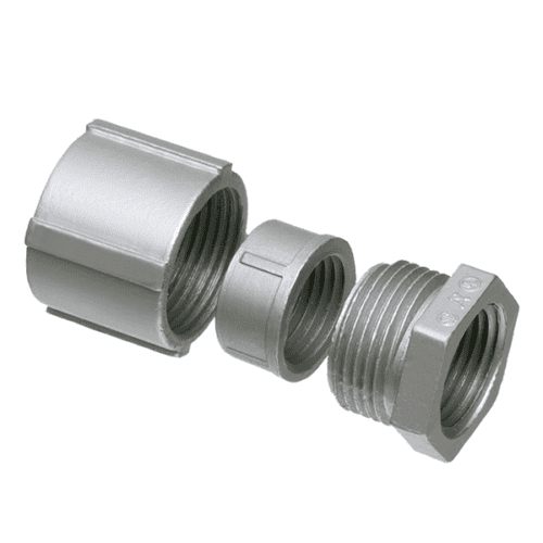 3 piece coupling for rigid and IMC