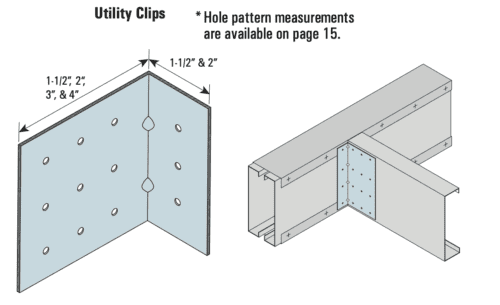 MarinoWare UA-145-14 Utility Angle Clip (UA) 1-1/2 x 4 x 5-1/4