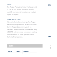 Fry Reglet Drywall_DRMPET_Submittal profile